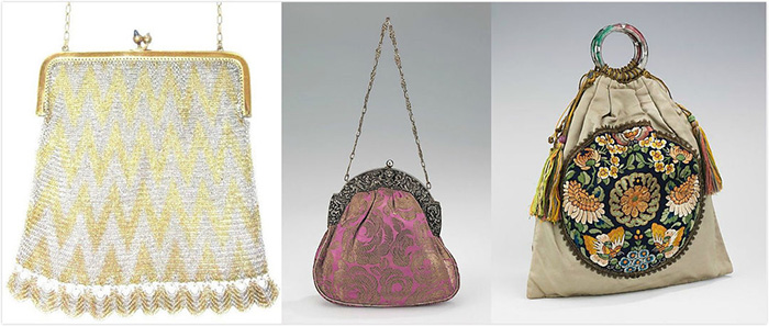 19世纪20年代的晚装手包设计